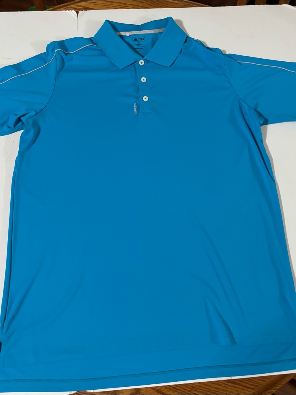 adidas Men’s Aqua Blue Performance Polo